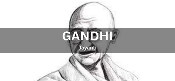 Gandhi Jayanti [गांधी जयंती]